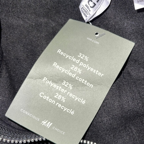 H&M Full Zip Black Hoodie XXL - Picture 8 of 8